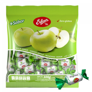 Bonbons à la Pomme Erlan 400 g ! Vous offrent une explosion de saveurs fruitées dans chaque bouchée,