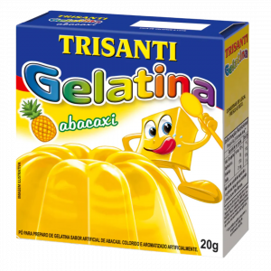 Gelatina Trisanti Abacaxi : Fraîcheur Tropicale dans Chaque Cuillère