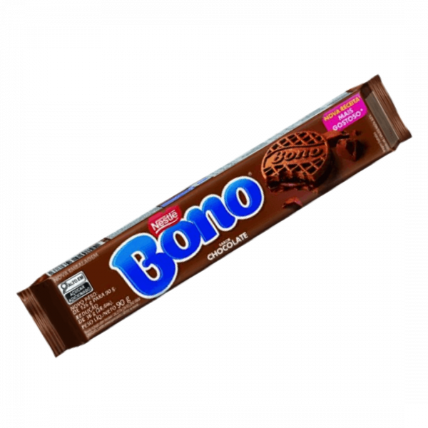 Biscoito Bono Chocolate 90g - Mercado do Brasil