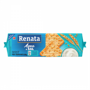 Biscoito água e sal Renata 170g - Mercado do Brasil