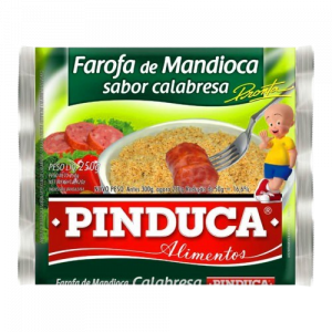 Farofa Temperada PINDUCA Calabresa 250g- Mercado do Brasil