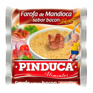 Farofa Pinduca bacon 250g