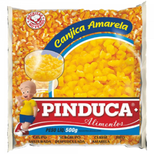 Canjica de milho amarela PINDUCA 500g- Mercado do Brasil