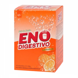 Sal de fruta laranja Eno 10 sachêts 5g- Mercado do Brasil