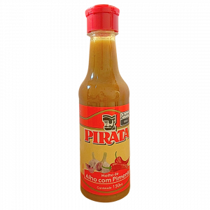 Molho de Alho com pimenta 150ml Pirata - Mercado do Brasil