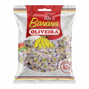 Bala de banana Oliveira 500g - Mercado do Brasil