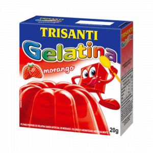 Gelatina morango Trisanti 20g - Mercado do Brasil