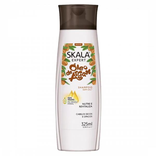 Shampooing Skala Huile d'Argan 325ml : Soin Réparateur pour Cheveux Secs et Abîmés