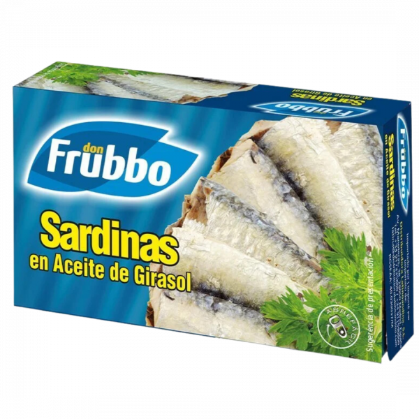 Sardinas en Aceite 125g Don Frubbo : La Mer dans Votre Assiette