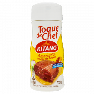Amaciante de Carne com Tempero Toque de Chef Kitano 120g - Mercado do Brasil