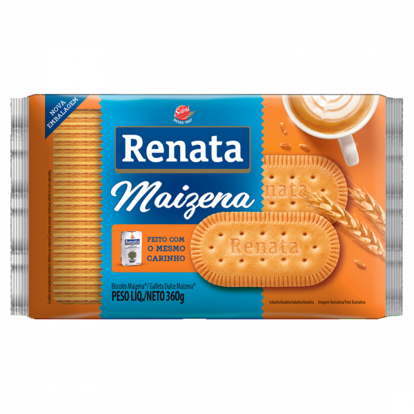 Biscoito Maizena Renata 360g - Mercado do Brasil
