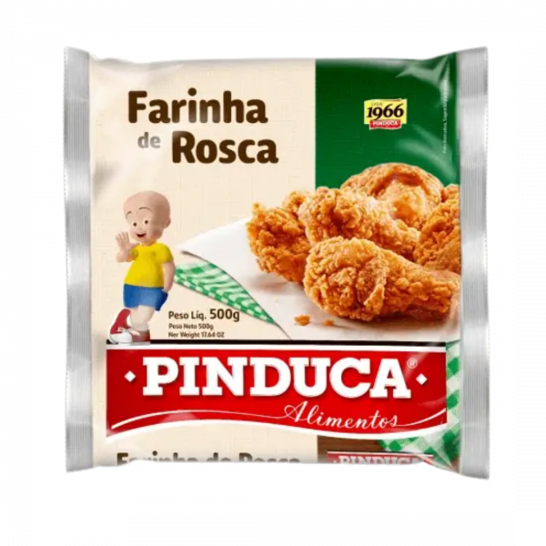 Farinha de Rosca 500g Pinduca – Texture croustillante et dorure parfaite pour vos recettes salées