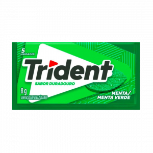 Chiclete Trident Menthe Sans Sucre