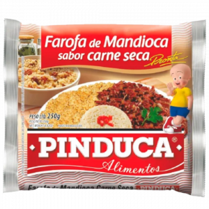 Farofa Pinduca Carne Seca 250g – Tradition, praticité et saveur authentique du Brésil à chaque bouchée