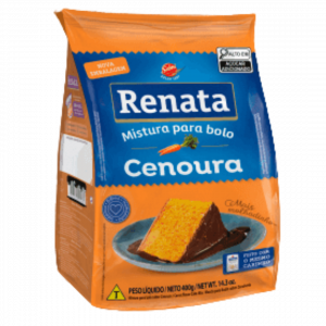 Mistura para Bolo de Cenoura Renata 400g : Préparez un Délice Fait Maison