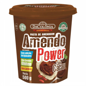 Pasta de Amendoim com Cacau 500g Da Colônia