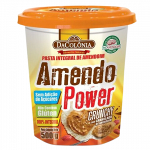 Pasta de Amendoim Crunchy 500g Da Colônia : Croquant et Délicieux