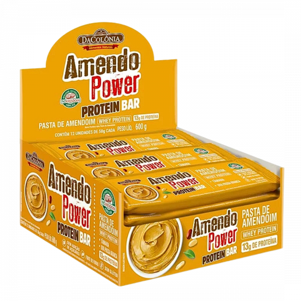 Barra de Proteína Pasta de Amendoim 600g - Mercado do Brasil