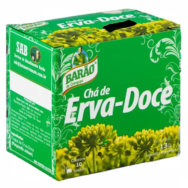 Chá de Erva-Doce 13g Barão - Mercado do Brasil