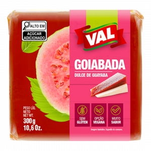 Goûtez à la Goiabada Bloco Val et laissez-vous séduire par la richesse de la goiaba dans chaque bouchée