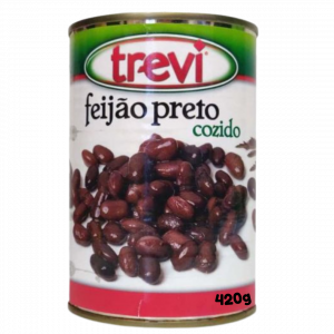 Feijão Preto Cozido Trevi 420g : Praticité et Saveur Authentique