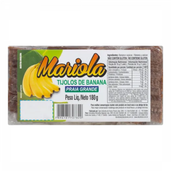 Mariola 180g Praia Grande : Une Douceur Brésilienne Authentique
