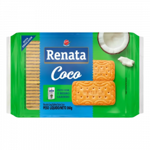 Biscoito de Coco 360g Renata - Mercado do Brasil