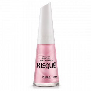 Esmalte Risqué Pérola 8ml – L’éclat délicat d’un vernis nacré pour une manucure élégante et intemporelle