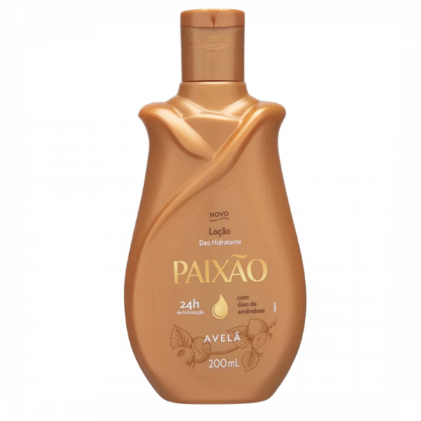 LOCAO HIDRATANTE AVELA 200ML PAIXAO