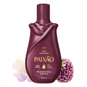 LOCAO HIDRATANTE FRAMBOESA NEGRA 200ML PAIXAO