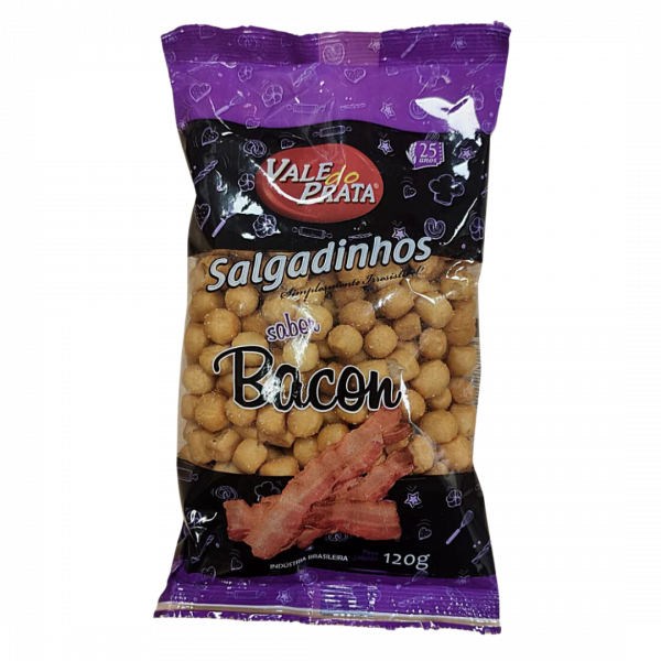 SALGADINHO BACON 120G VALE DO PRATA