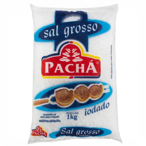 Sal Grosso 1kg Pacha - Mercado do Brasil