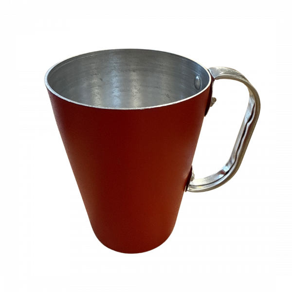 Mug rouge en Aluminium (350ml) : Style et Pratique dans Chaque Détail
