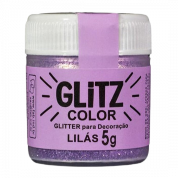 corante lilas gliter
