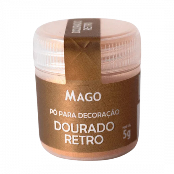 CORANTE ALIMENTAR DOURADO RETRO 5G