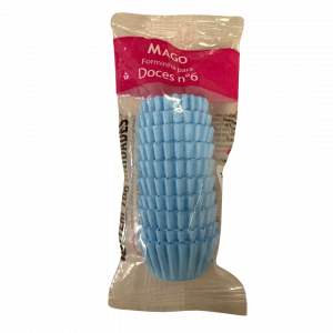 Forminhas N°6 bleu bébé sont idéales pour présenter vos brigadeiros, truffes, cajuzinhos, beijinhos et autres douceurs brésiliennes