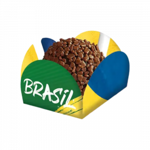 Formes pour Bonbons Vert et Jaune – 50 unités pour des fêtes aux couleurs du Brésil