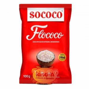 coco râpé, noix de coco floconnée, Sosoco, ingrédient naturel, cuisine tropicale, desserts, gâteaux, granola, recettes salées, saveur exotique.