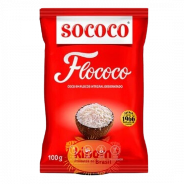 coco râpé, noix de coco floconnée, Sosoco, ingrédient naturel, cuisine tropicale, desserts, gâteaux, granola, recettes salées, saveur exotique.
