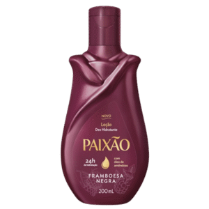 Lotion Hydratante Framboise Noire 200ml Paixão - Mercado do Brasil