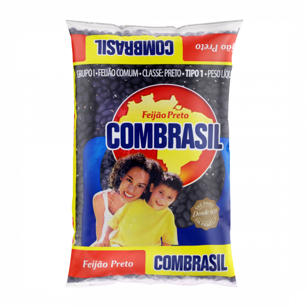 Feijão Preto 1kg Combrasil - Mercado do Brasil