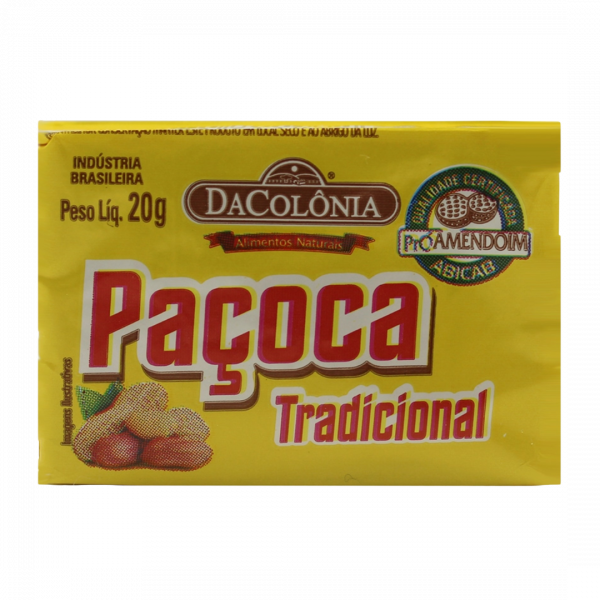 Paçoca Tradicional 18g Da Colônia