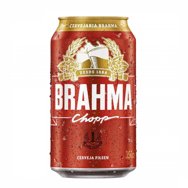 Cerveja Brahma Chopp 350ml – L’authentique goût du Brésil dans une bière blonde légère et rafraîchissante