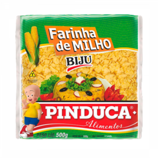 Farinha de Milho Biju 500g Pinduca – Tradition, croquant et saveur authentique du Brésil