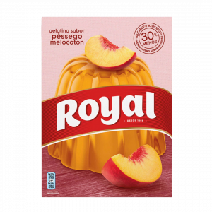 Gelatina Royal Pêssego 2x57g – Saveur fruitée et texture irrésistible