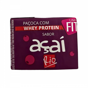 Paçoca com Whey Protein e Açaí 22g - Mercado do Brasil