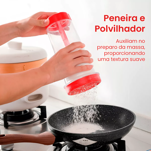 Tapioqueira Plástica Peneira e Armazenadora - Mercado do Brasil