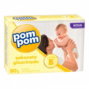 Savon Glycériné Pom Pom 80g – La Douceur Originelle pour la Peau Délicate de Bébé