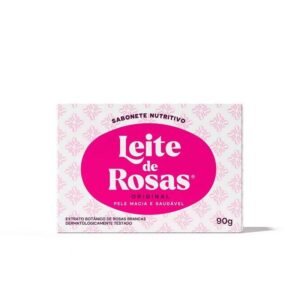 Savon parfumé Leite de Rosas 90g