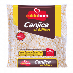Canjica Branca 400g Caldo Bom – L’ingrédient traditionnel pour des desserts brésiliens réconfortants